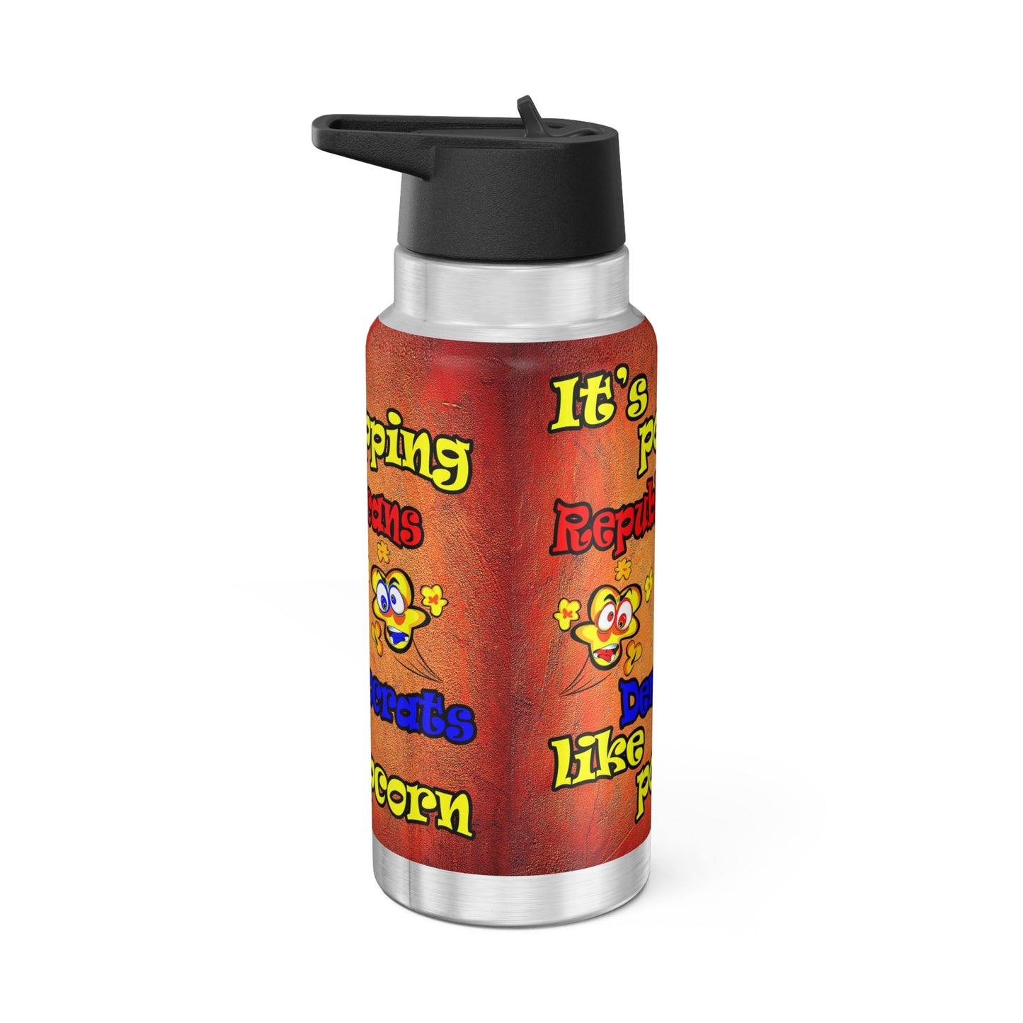 popping like popcorn - Gator Tumbler, 32oz  (burnt orange)