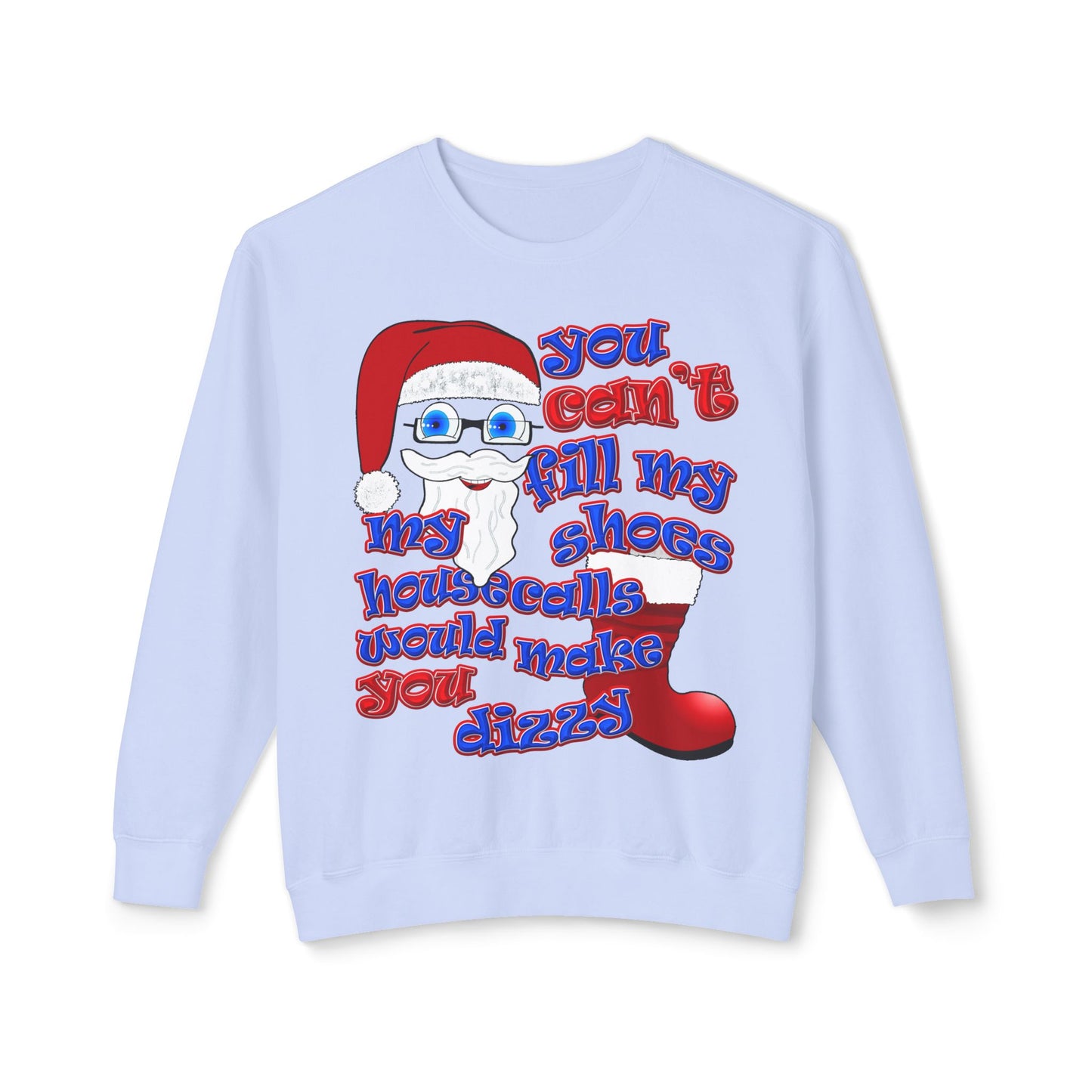 santa's shoes - Unisex Lightweight Crewneck Sweatshirt