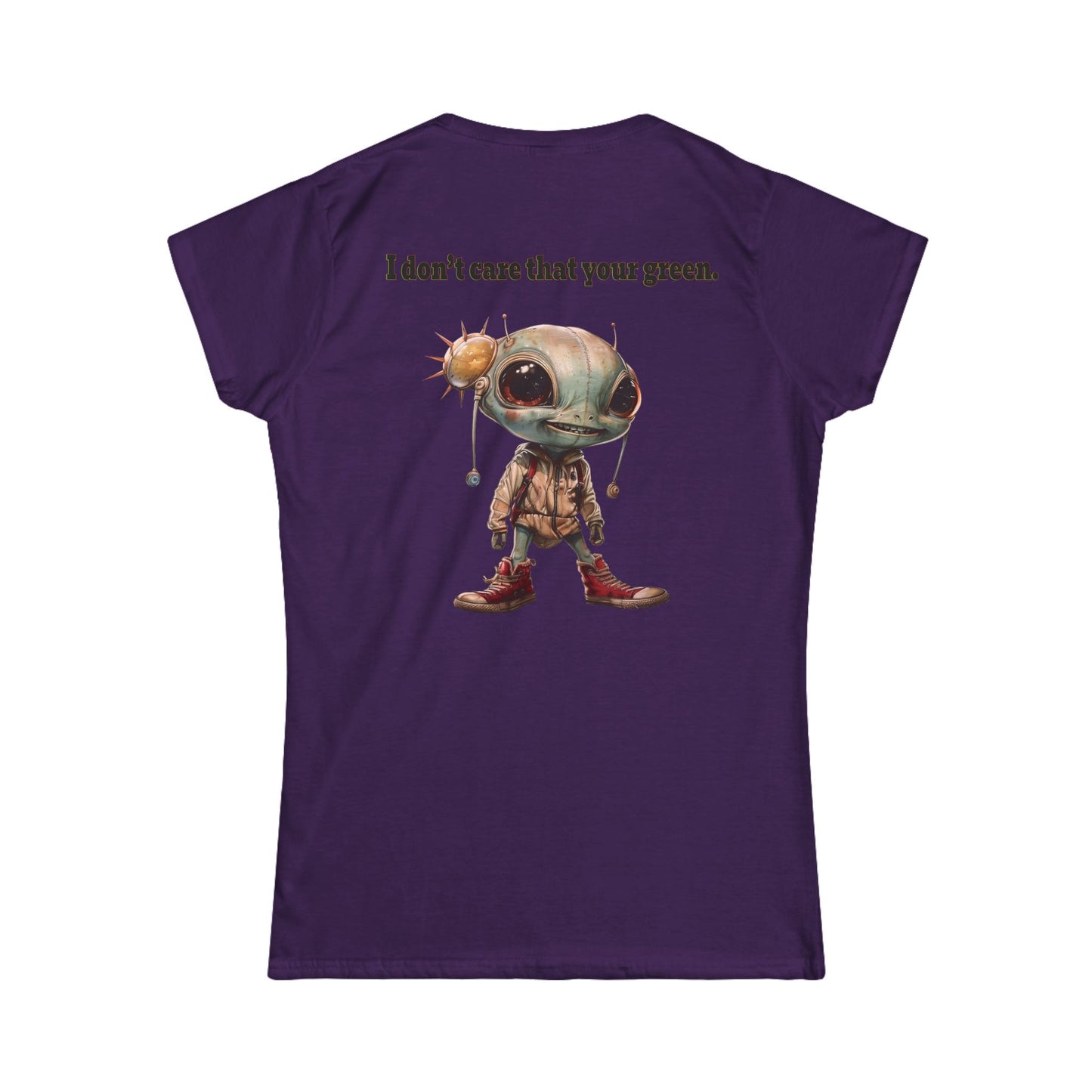 I don't care that your grey - Women's Softstyle Tee