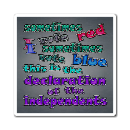 declaration of the independents - Magnets - (grey-light grey)