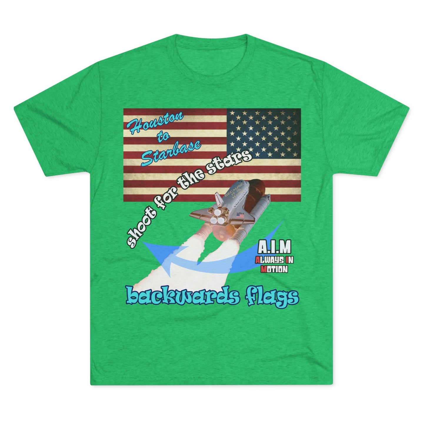 shoot for the stars - Unisex Tri-Blend Crew Tee