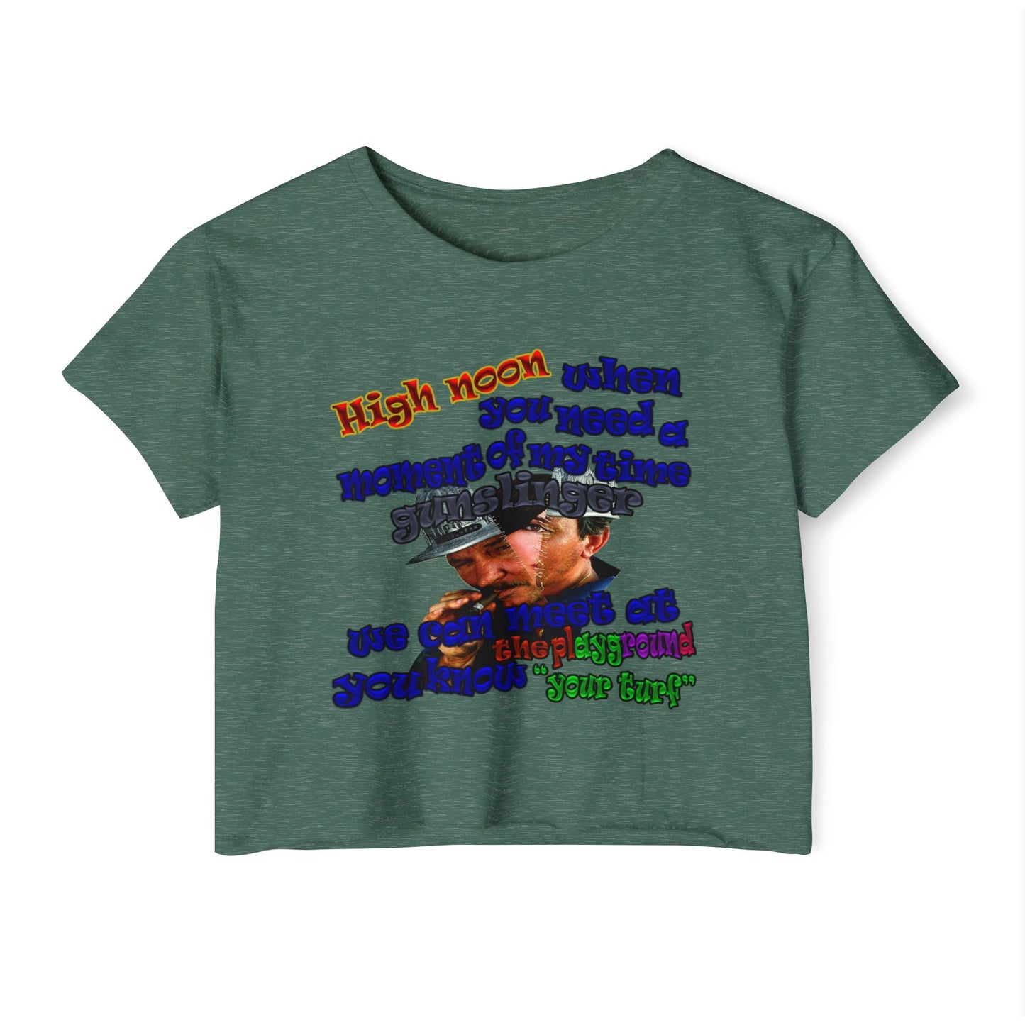 high noon - Women's Festival Crop Top