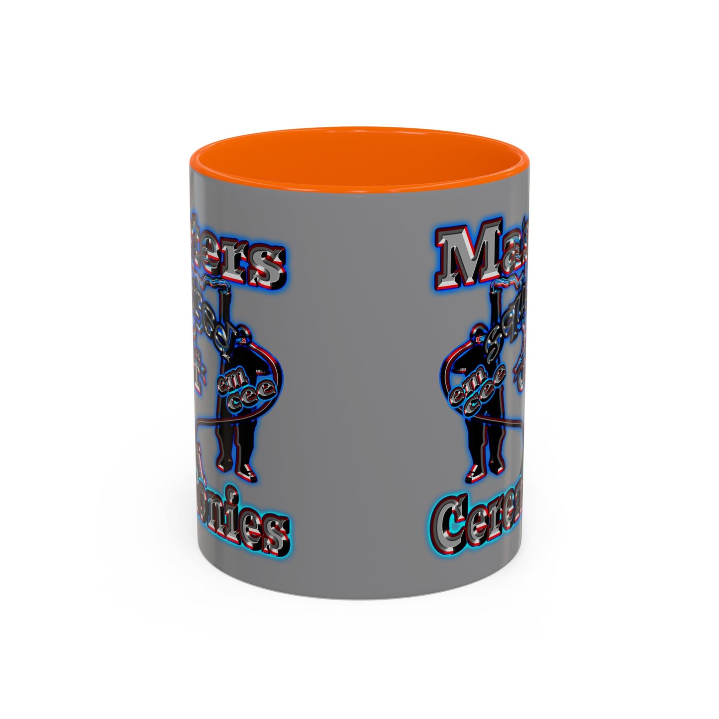 em cee squared - Accent Mug (grey)