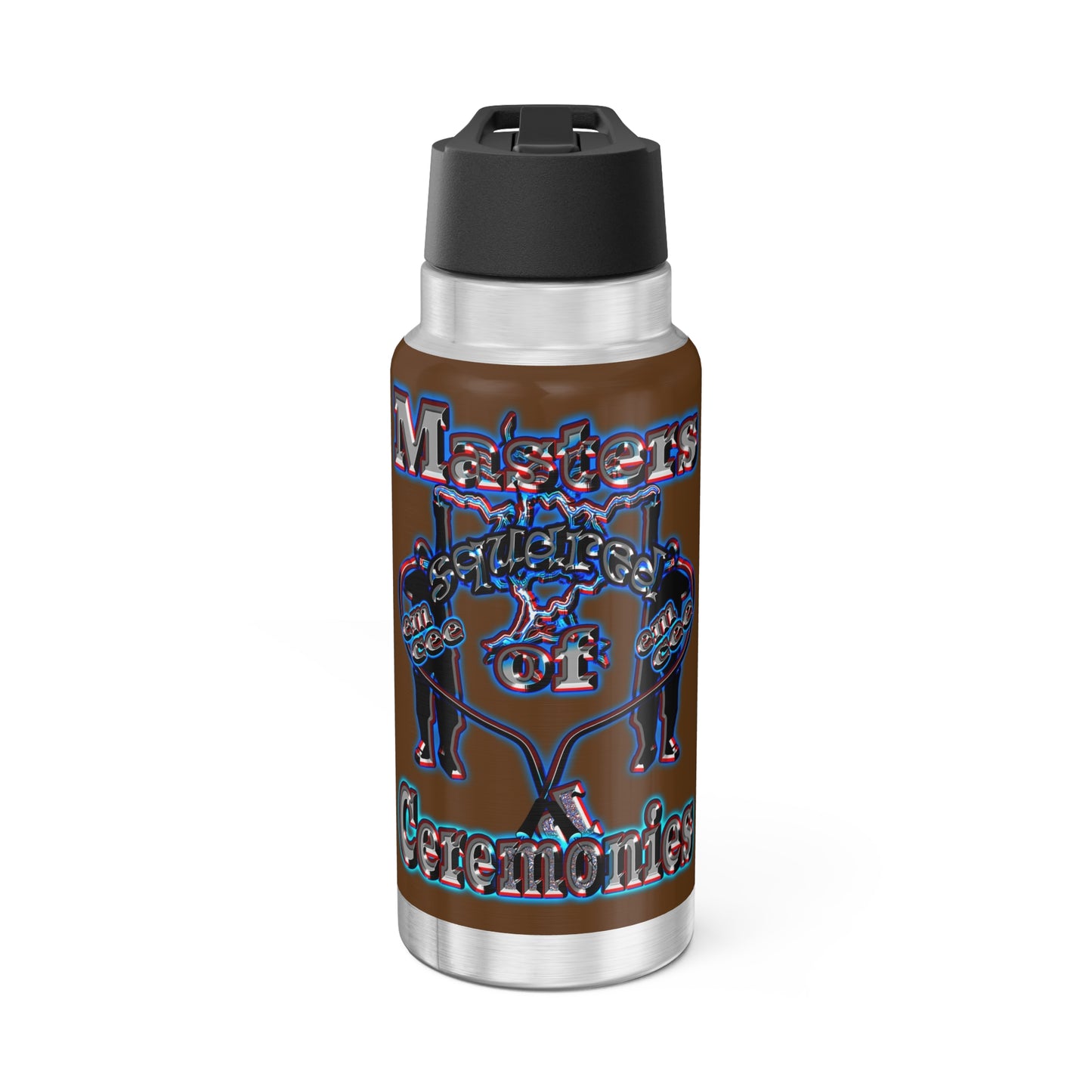 em cee squared - Gator Tumbler, 32oz (brown)