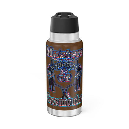 em cee squared - Gator Tumbler, 32oz (brown)