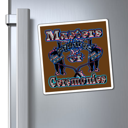 em cee squared - Magnets - (brown)