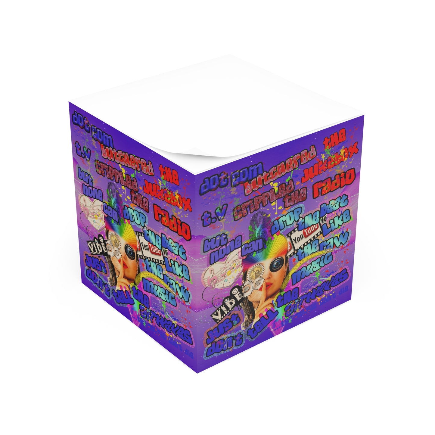 drop the beat - note cube (purple-pink wave)