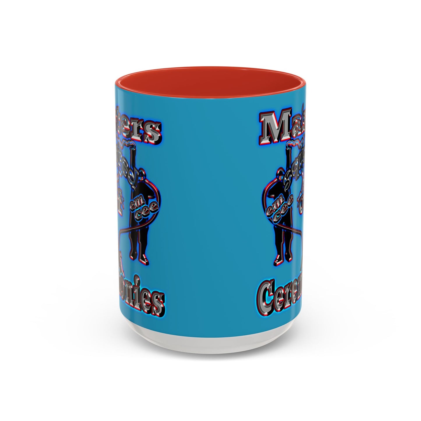 em cee squared - Accent Mug (turquoise)