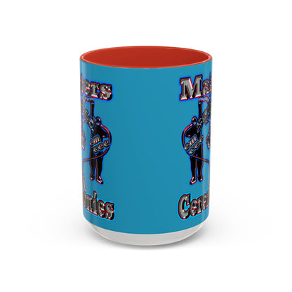 em cee squared - Accent Mug (turquoise)
