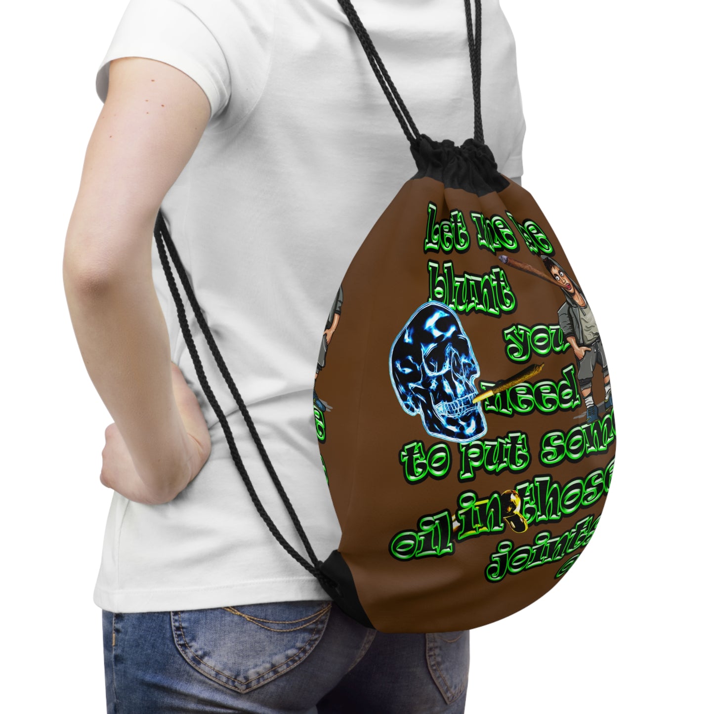 og - Drawstring Bag (brown)