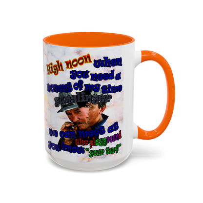 high noon - Accent Mug (white marble)