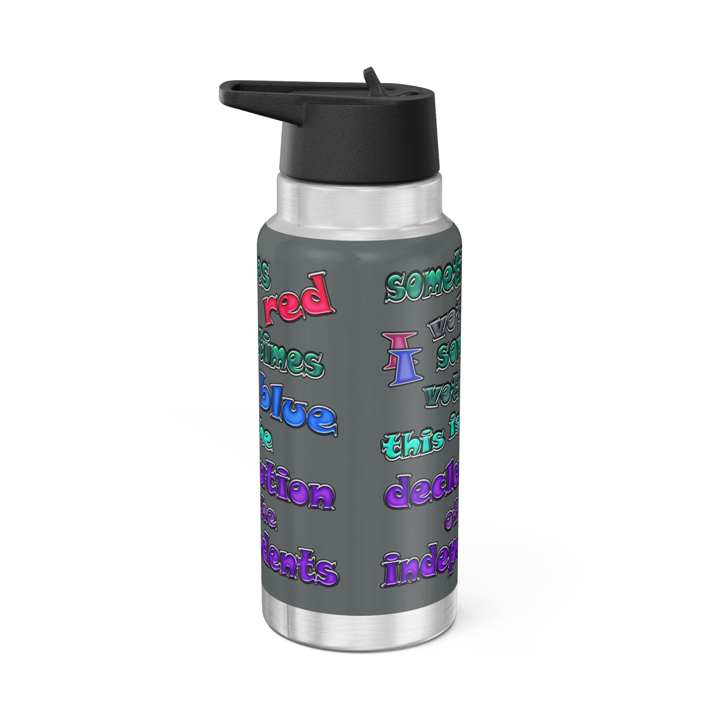 declaration of the independents - Gator Tumbler, 32oz (dark grey)