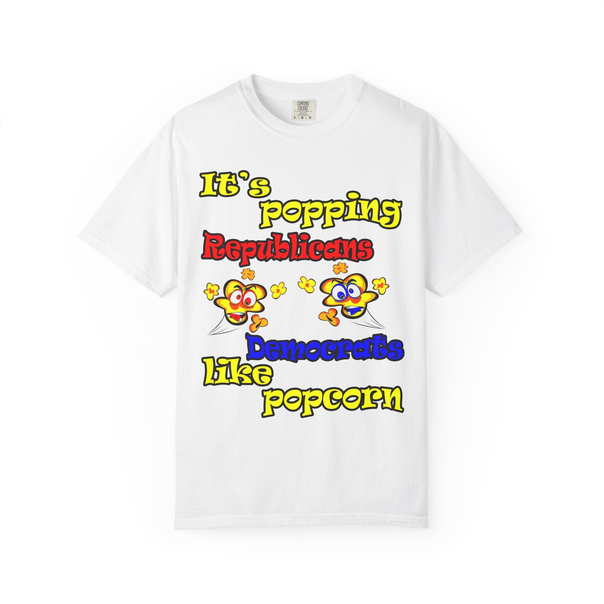 popping like popcorn - Unisex Garment-Dyed T-shirt