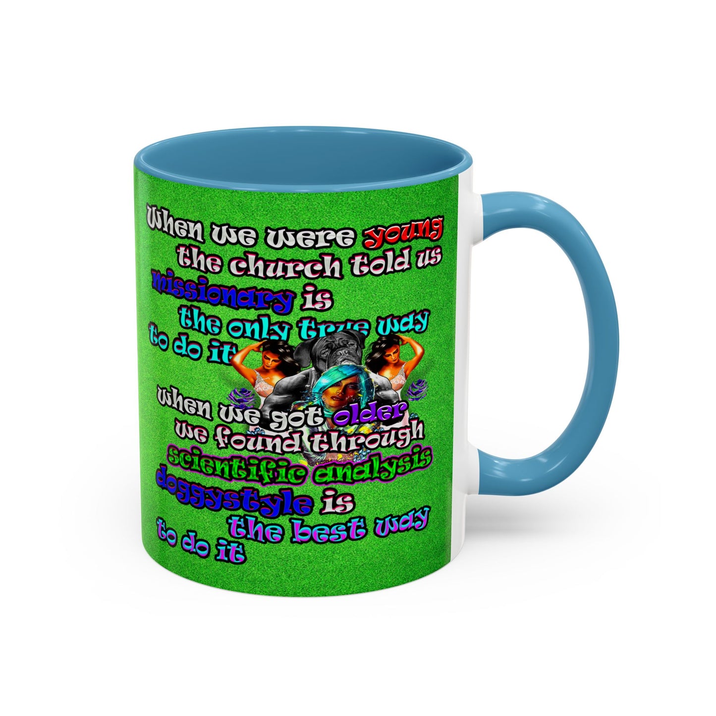 doggystyle - Accent Mug (green turf)