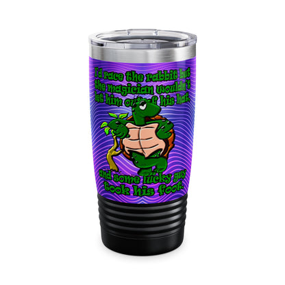 turtle race - Ringneck Tumbler, 20oz (purple wave)