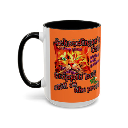 schrodinger's cat - Accent Mug (crusta)