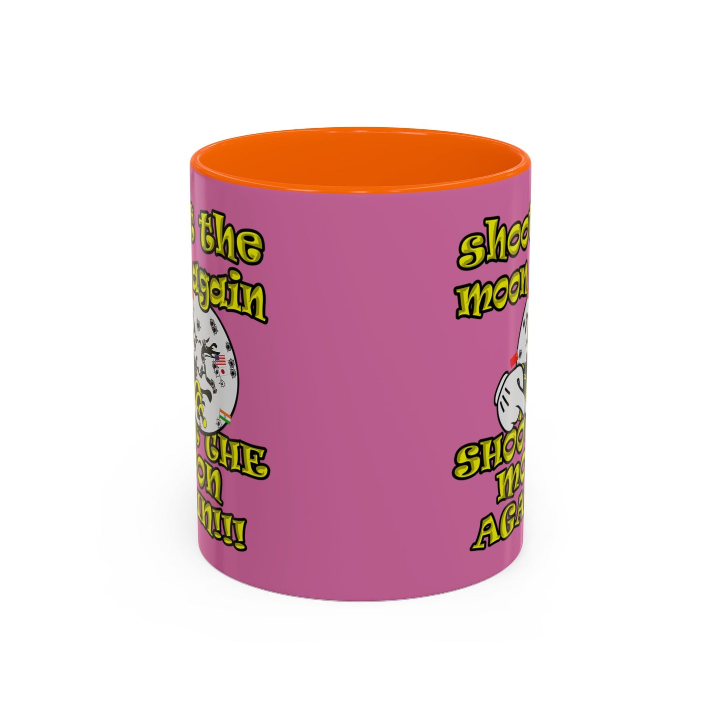 shoot the moon again - Accent Mug (light pink)