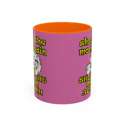 shoot the moon again - Accent Mug (light pink)