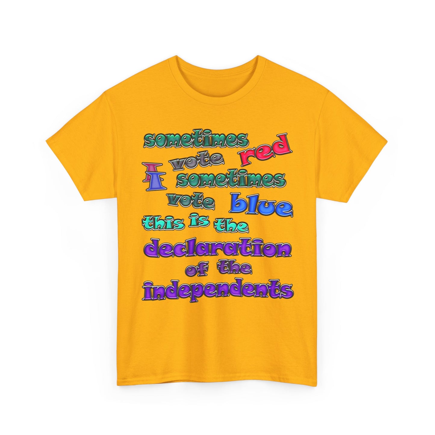 declaration of the independents - Unisex Heavy Cotton Tee