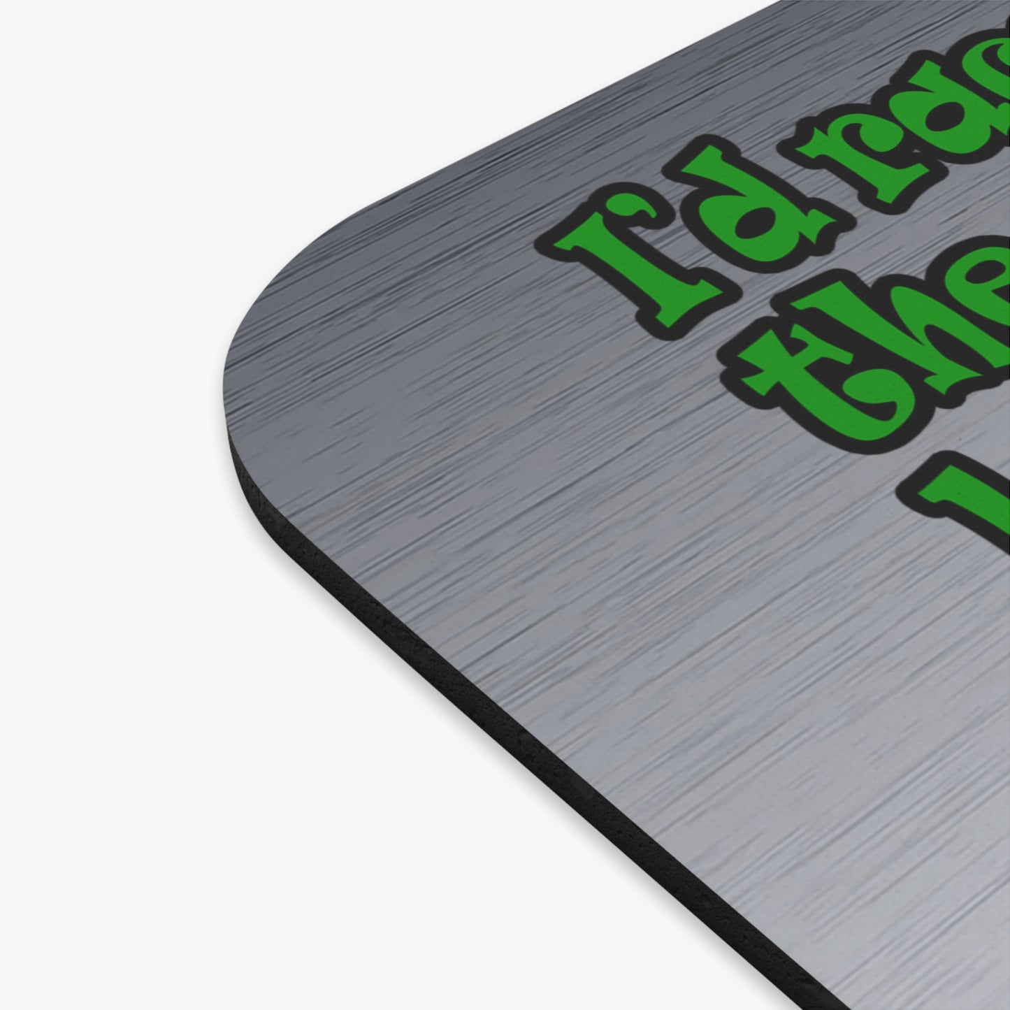 turtle race - Mouse Pad (Rectangle) (brushed nickel)
