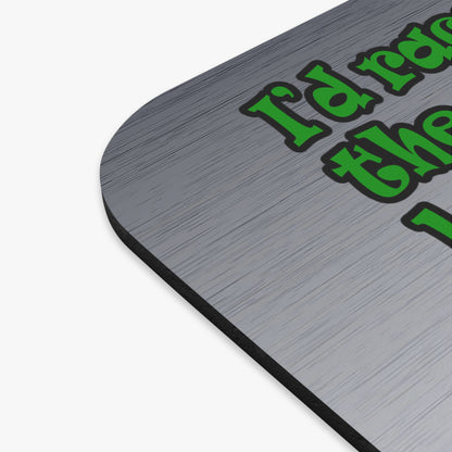 turtle race - Mouse Pad (Rectangle) (brushed nickel)