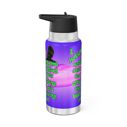 noticed you noticing - Gator Tumbler, 32oz  (purple-pink wave)