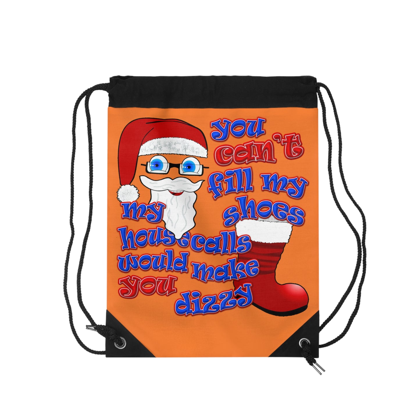 santa's shoes - Drawstring Bag (crusta)