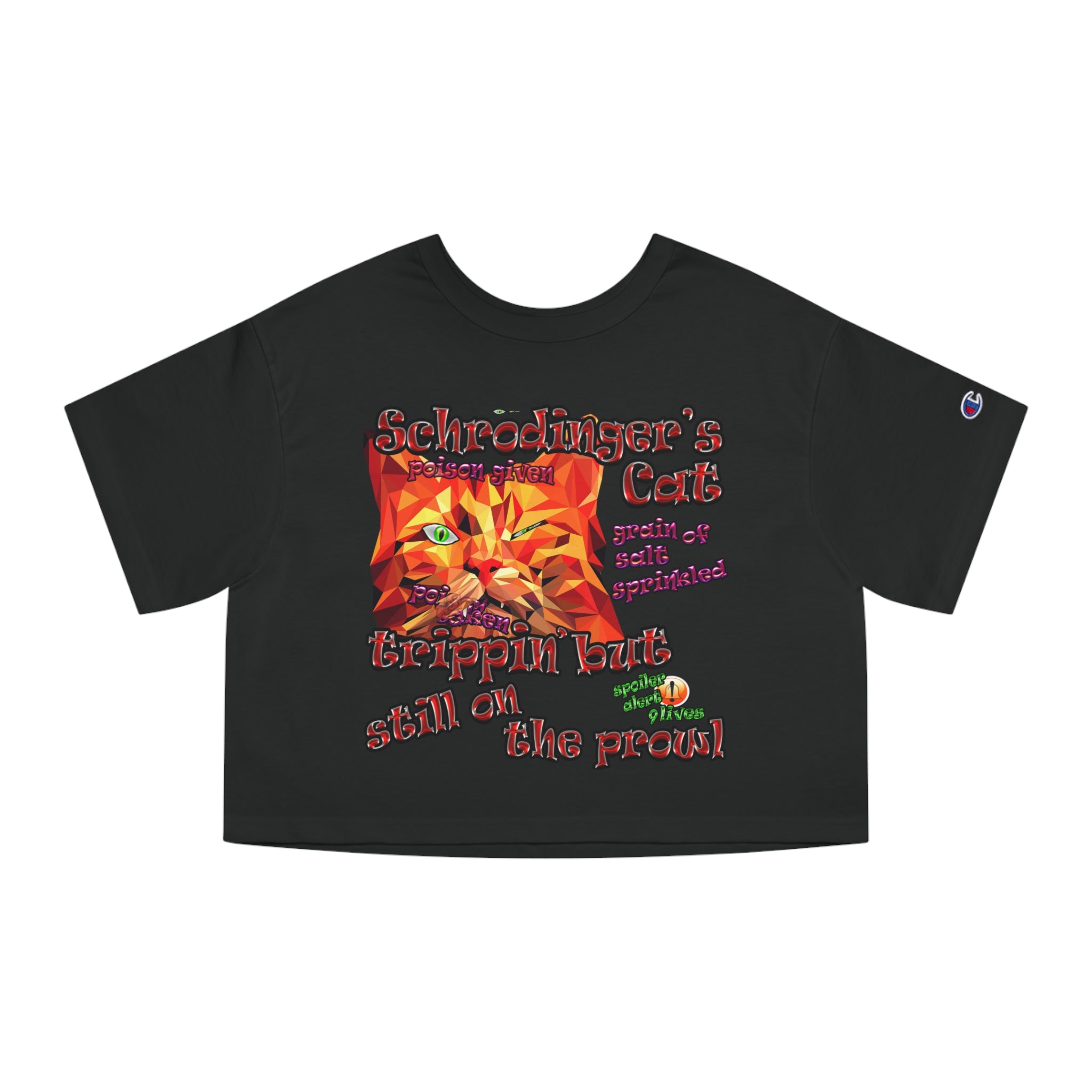 schrodinger's cat - Champion Women's Heritage Cropped T-Shirt