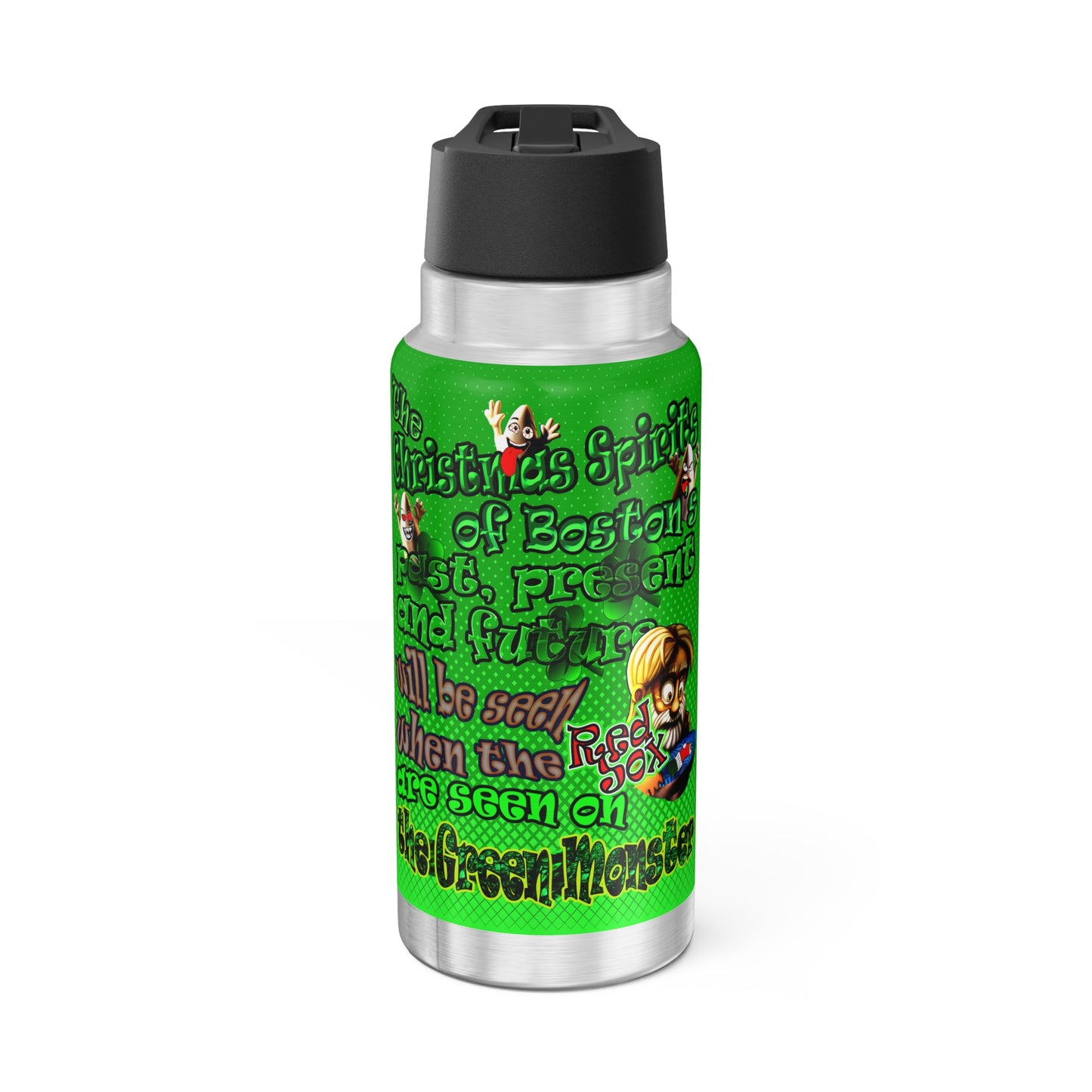 christmas spirits of boston - Gator Tumbler, 32oz  (logo green)
