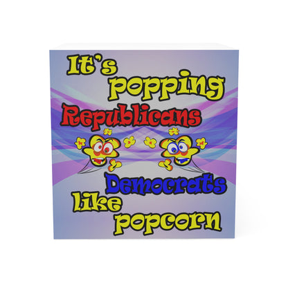 popping like popcorn - note cube (light blue-pink wave)