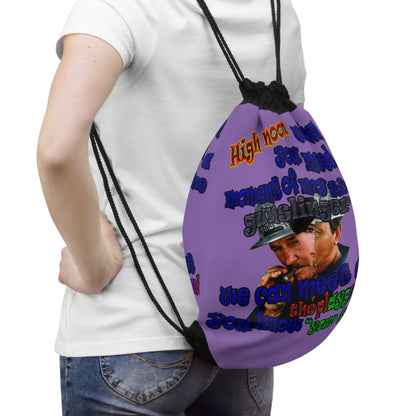 high noon - Drawstring Bag (light purple)