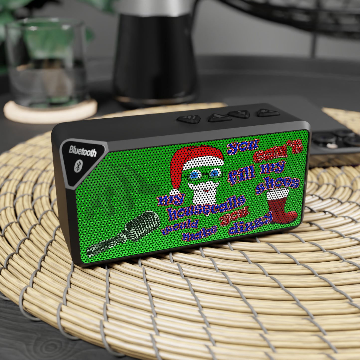 santa's shoes - Jabba Bluetooth Speaker (logo green)