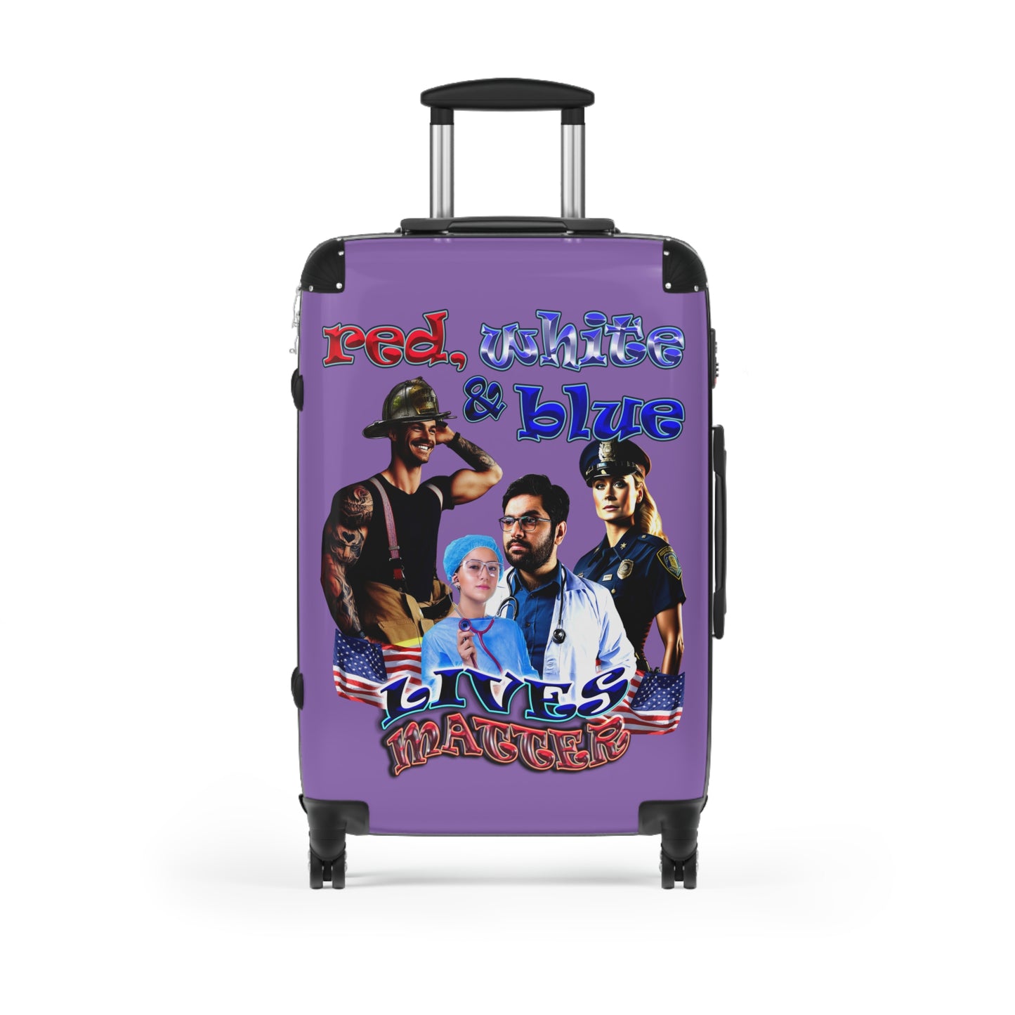 rw&b lives matter - Suitcase (light purple)