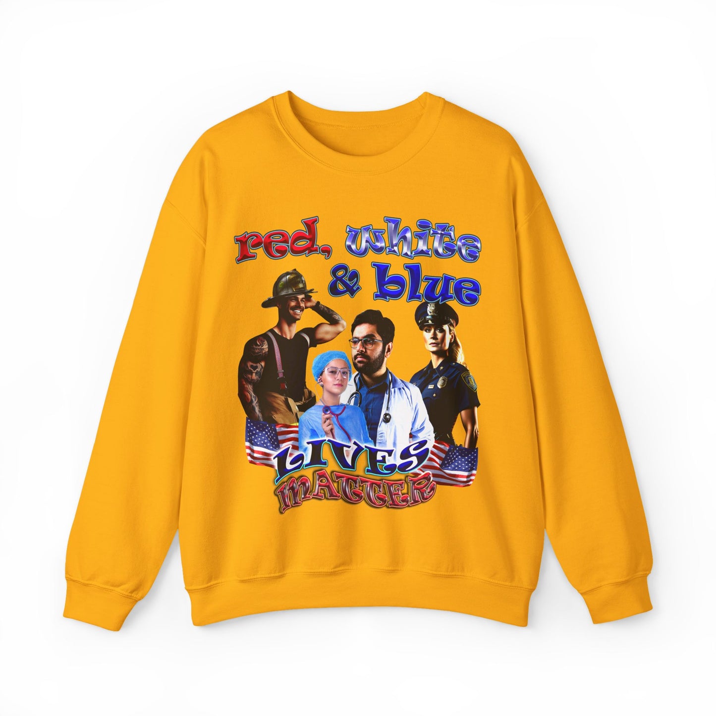 rw&b lives matter - Unisex Heavy Blend™ Crewneck Sweatshirt