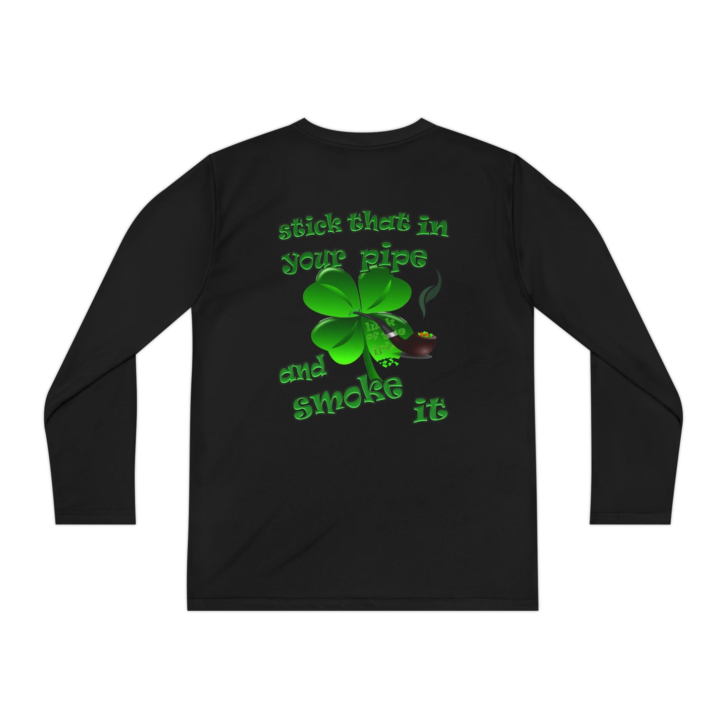 celtics logo - Youth Long Sleeve Competitor Tee