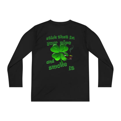 celtics logo - Youth Long Sleeve Competitor Tee
