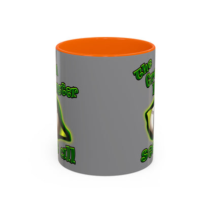 green monster - Accent Mug (grey)