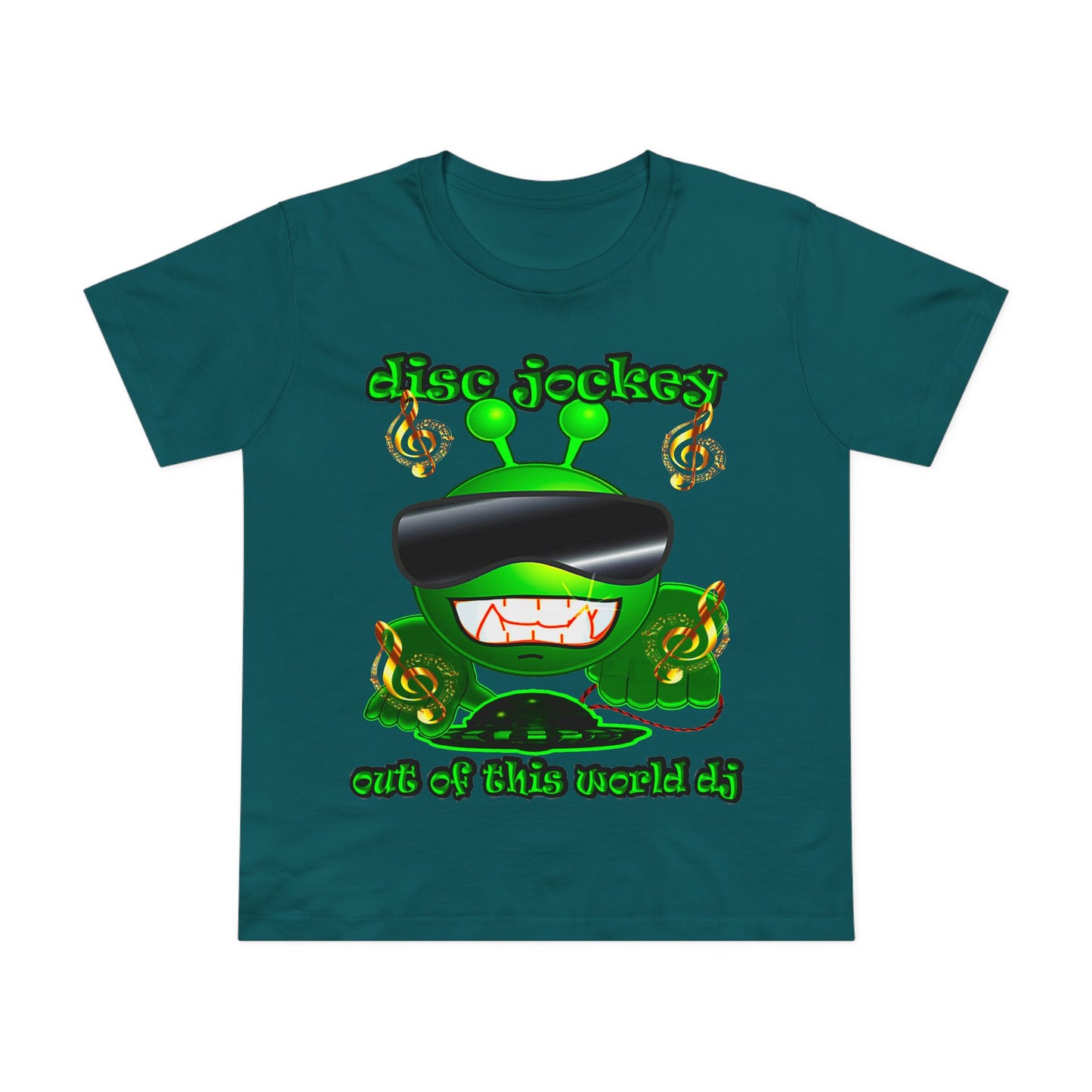 disc jockey - Women’s Maple Tee