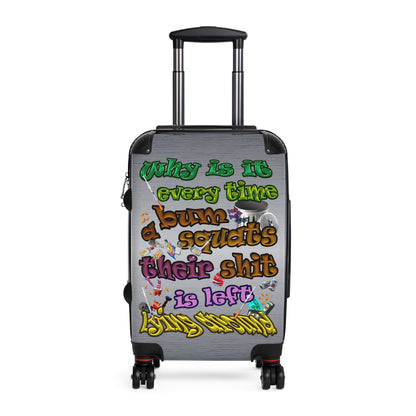 the bum's shit - Suitcase (brushed nickel)