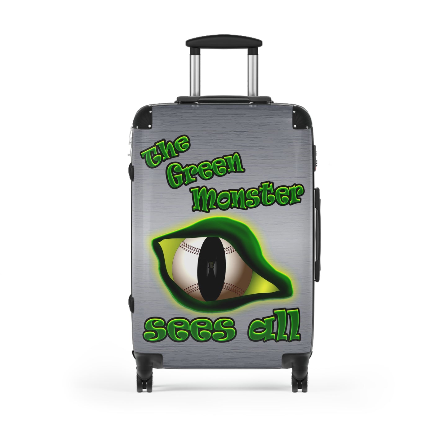 green monster - Suitcase (brushed nickel)