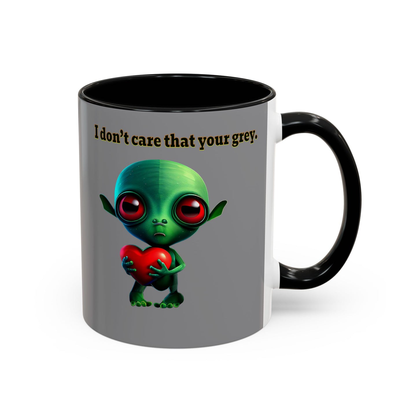 I don't care that your grey - Accent Mug (grey)