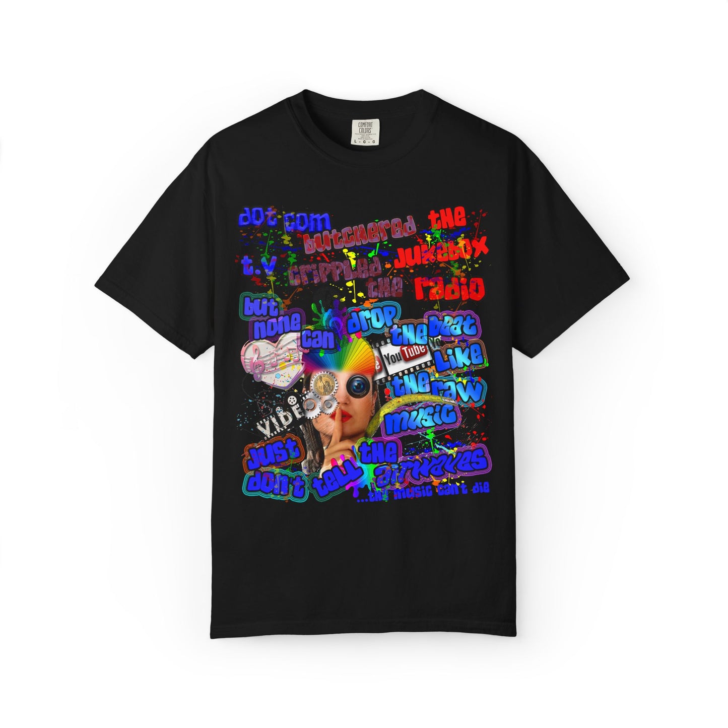drop the beat - Unisex Garment-Dyed T-shirt