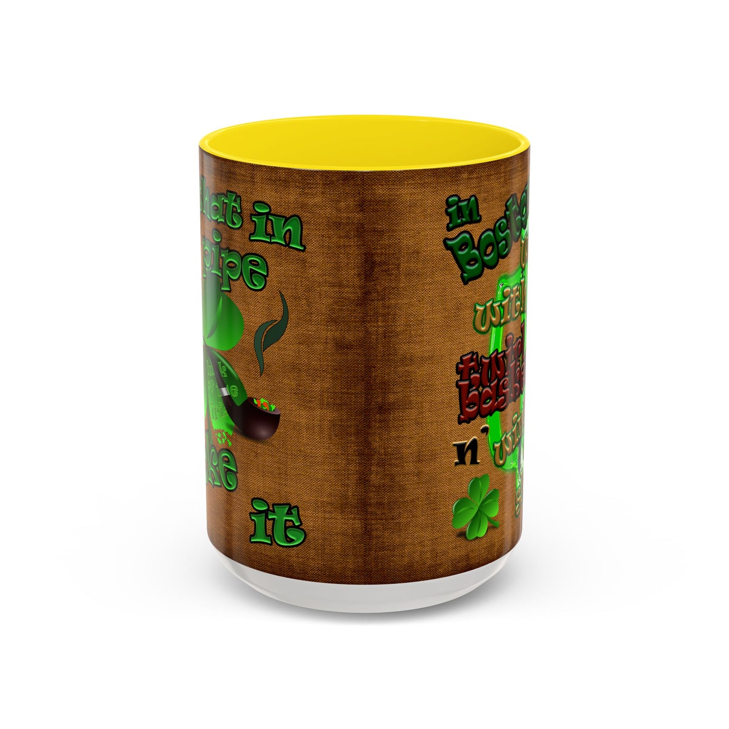 celtics logo - Accent Mug (brown papyrus)
