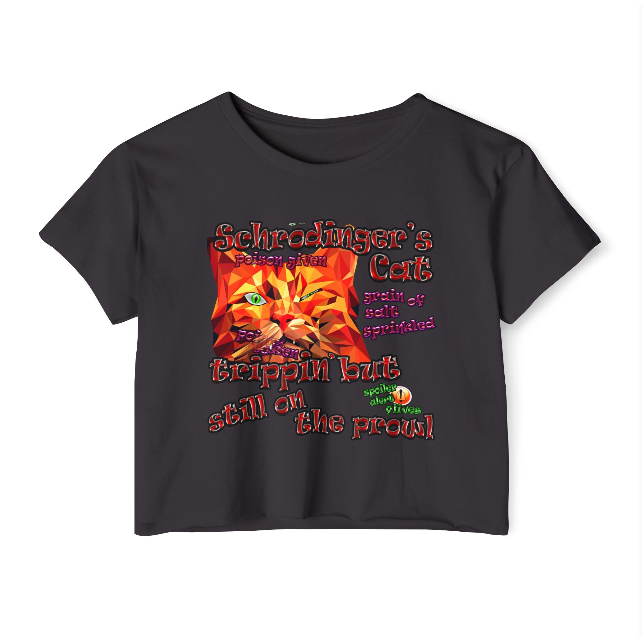 schrodinger's cat - Women's Festival Crop Top