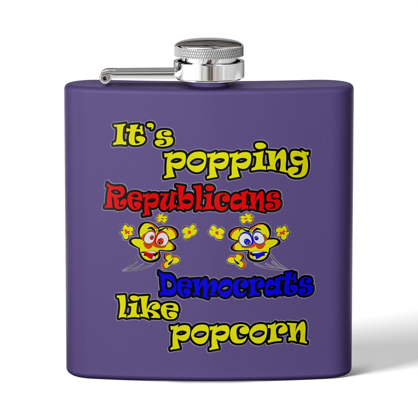 popping like popcorn - Stainless Steel Flask