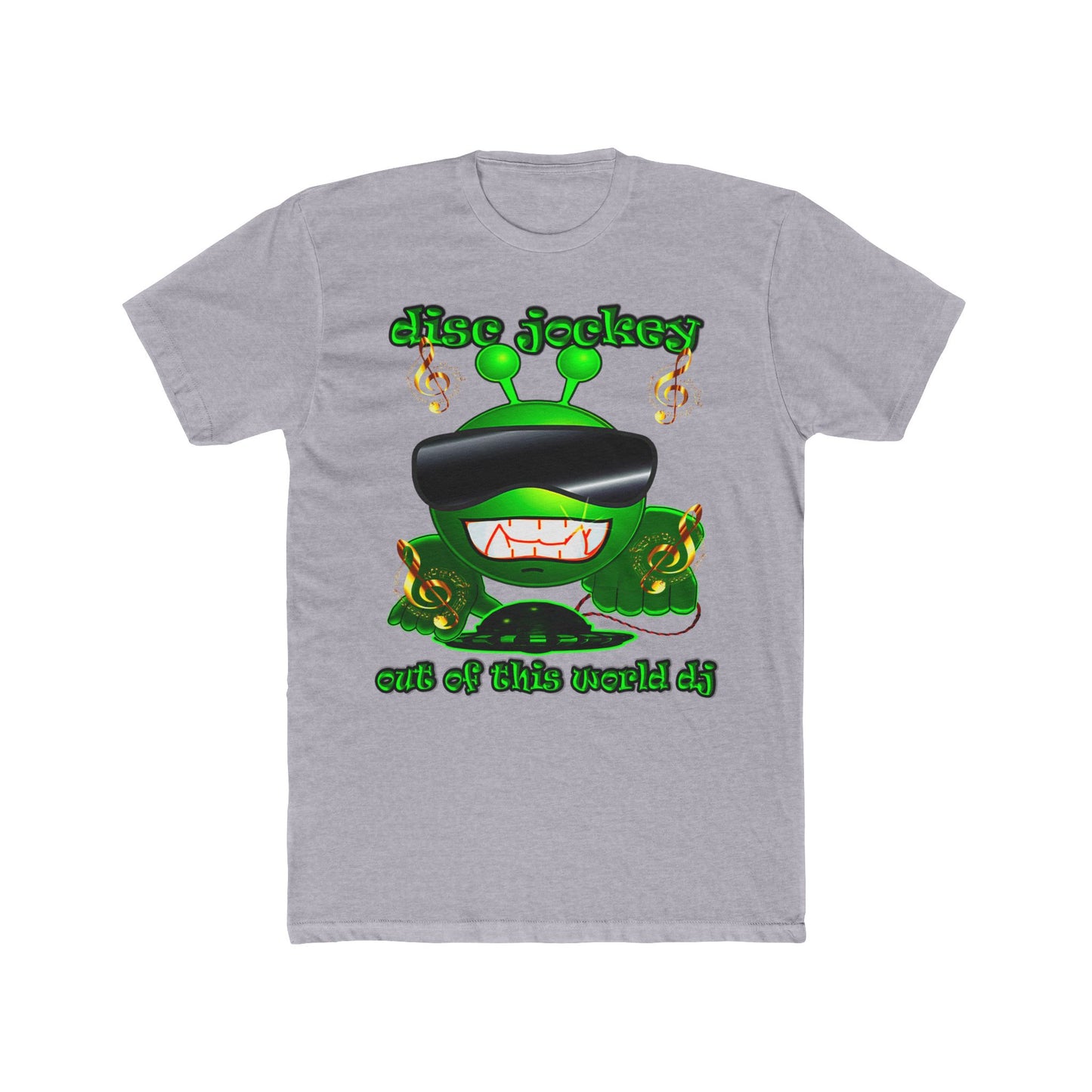 disc jockey - Men's Cotton Crew Tee
