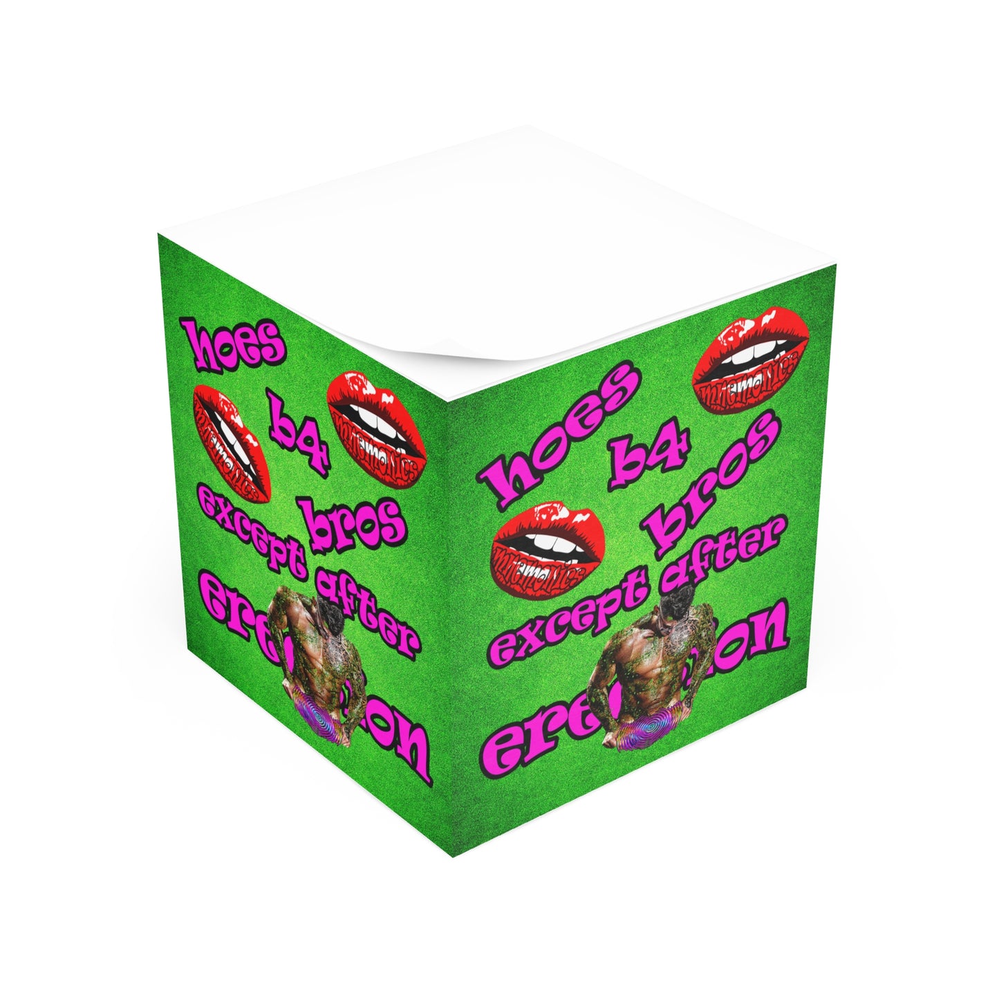 hoes b4 bros - note cube (green turf)