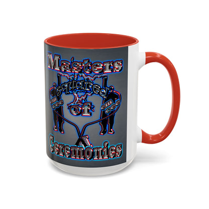 em cee squared - Accent Mug (grey-light grey)