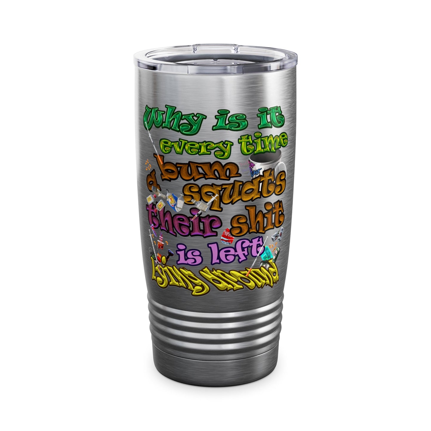 love peace - Ringneck Tumbler, 20oz