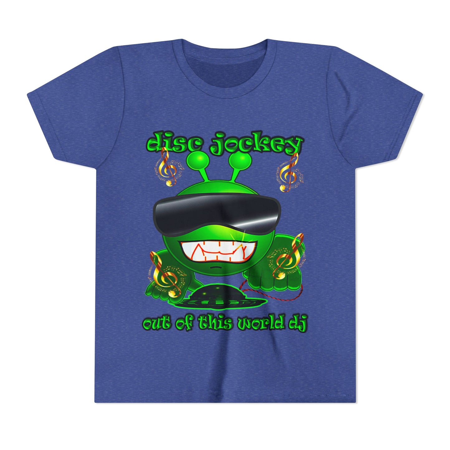 disc jockey - Youth Short Sleeve Tee